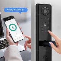 Tuya App intelligente Fermeture de porte reconnaissance biométrique télécommande de smartphone