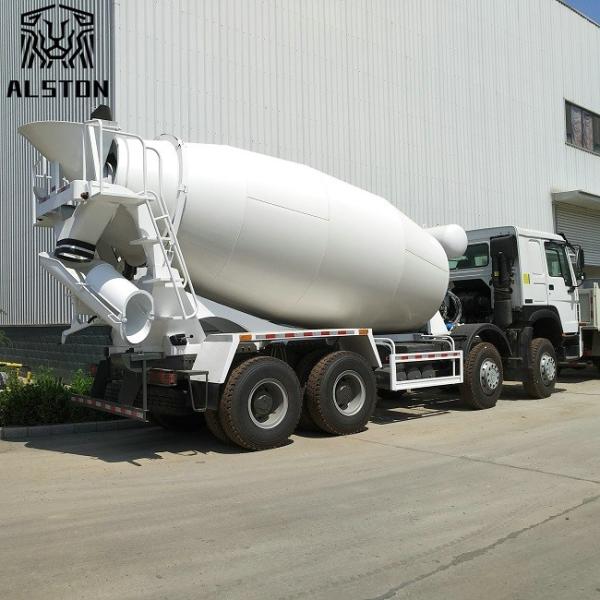 Sinotruck Howo Used Concrete Mixer Truck , 12m3 20m3 Mobile Mixer Truck