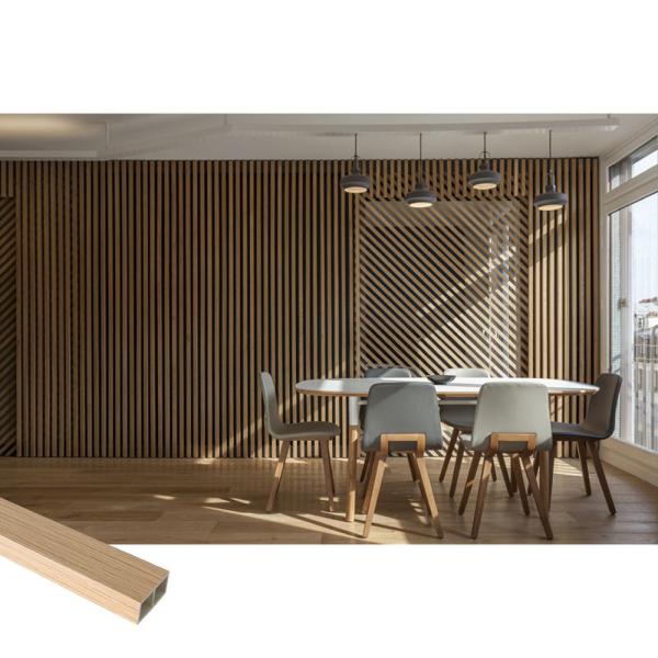 inseto Moistureproof do tubo de madeira da cavidade do squre do mármore da cozinha de 50x25mm anti