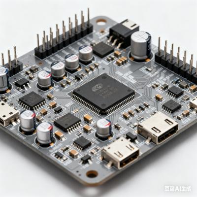 White Silk Screen Color PCBA Custom PCB Assembly with 100% Test Supports