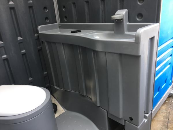 Cabine móvel de banheiro portátil de plástico HDPE para banheiro exterior