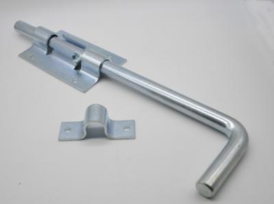 heavy duty Door Latch DL610, lock for door Size: 350, white zinc plating