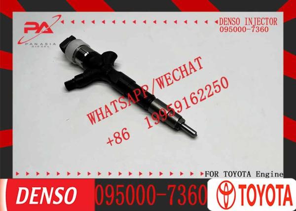 Inyector de unidad de combustible de venta en caliente 095000 7360 095000 7360 Inyector de tren común 095000-7360 para Toyota