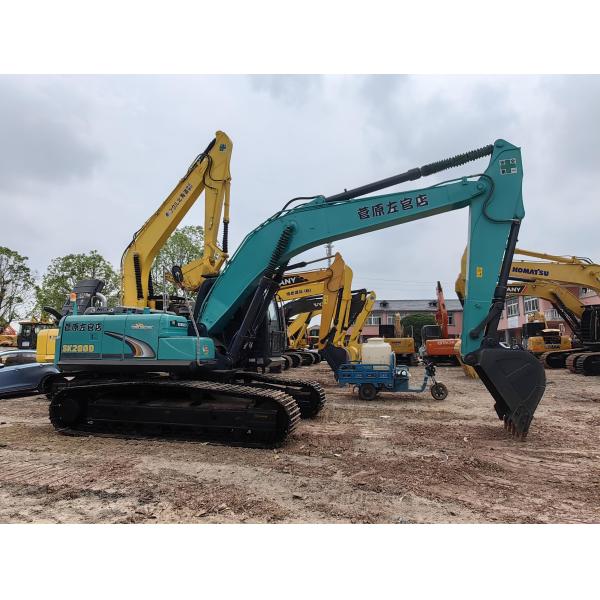 Использованная экскаваторная кобелько 20 т SK200D экскаваторная буровая установка для строительства