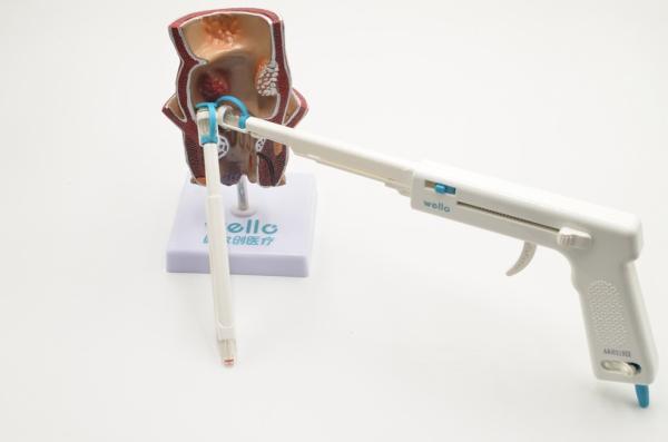 Disposable Stapler Operation For Piles , Strong Tightness Hemorrhoids Rubber Band Ligation
