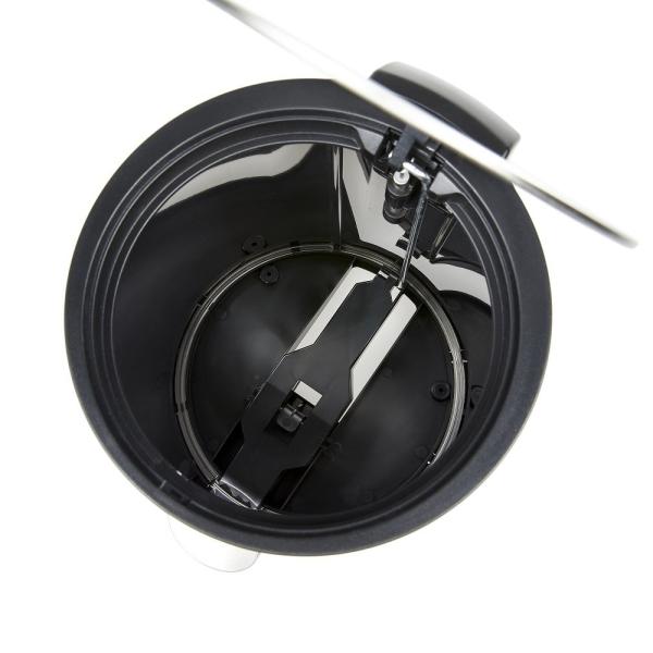 Household Indoor Trash Can Stainless Steel Pedal Dust Bin Trash Can With Plastic Inner Bucket