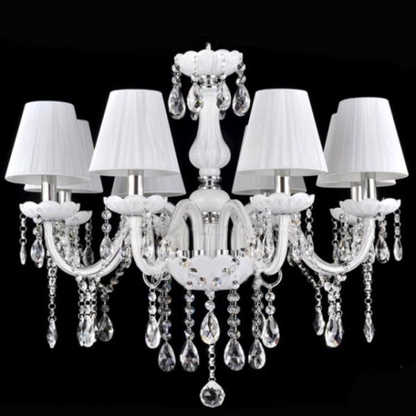 White Kitchen crystal chandelier dining room light fixtures (WH-CY-22)