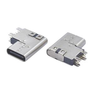 3.1 TYPE-C サイドプラグソケット 垂直 90 14P サイドプラグコネクタ USB3.1 急速充電インターフェース