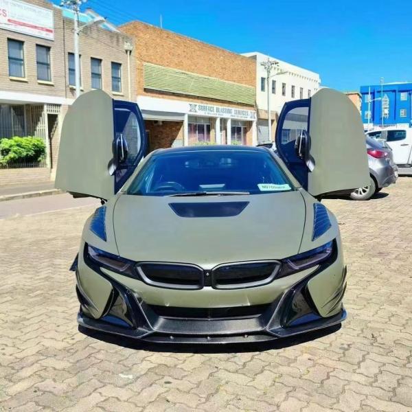 For BMW I8 Carbon Fiber Body Kit I8 Carbon Fiber Front Lip Diffuser Spoiler Side Skirt