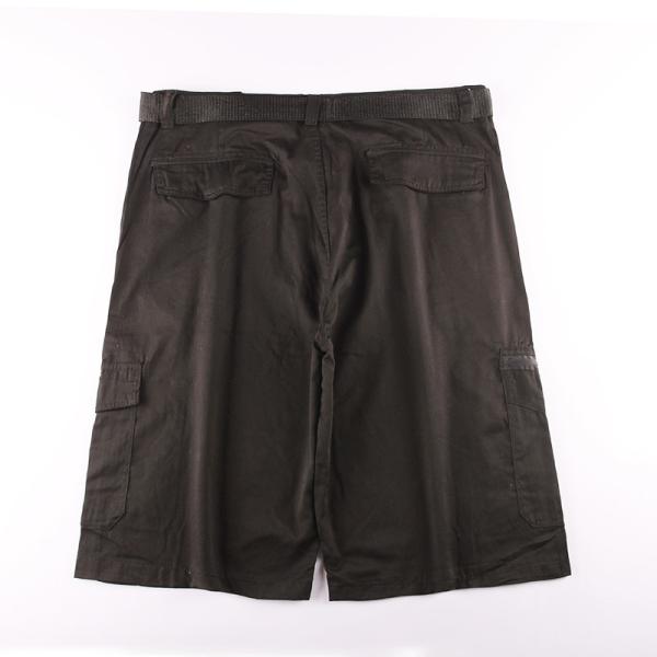 Men Belted Cargo Shorts Summer Sport Casual Pants Multi Pocket