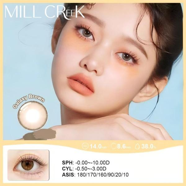 Lentes de contacto cosméticas desechables para astigmatismo de 1 día, 88Dk/T de permeabilidad al oxígeno, 38% de contenido de agua