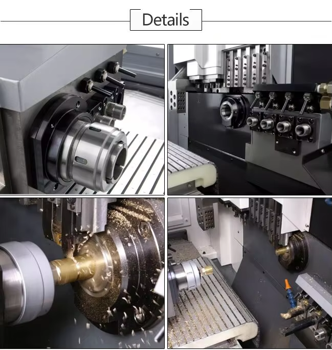 Cnc Swiss Type Automatic Lathe Sm125 Горизонтальный 2 шпинделя 5 оси CE