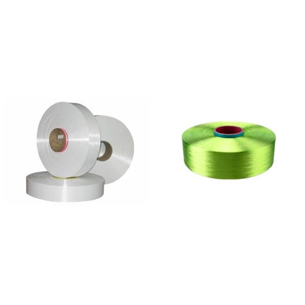 Blanc cru/coloré de 100% de nylon de catégorie entièrement tirée du fil aa teint