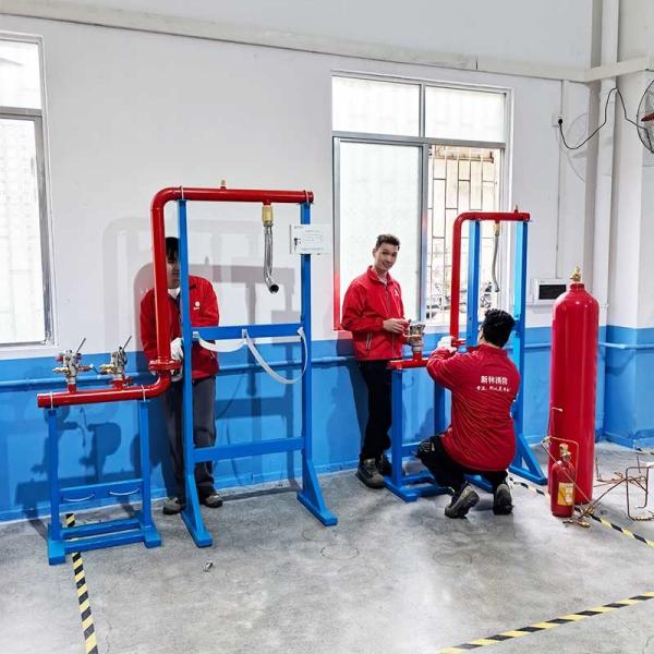 4.2Mpa Automatic FM200 Fire Extinguishing System Without Polution For Power Supply Room