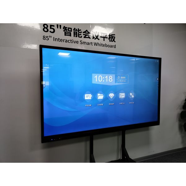 2026 55 Inch 4K Resolution Android Windows LCD 20 Point Touch Screen Interactive Smart Board for School and Office
