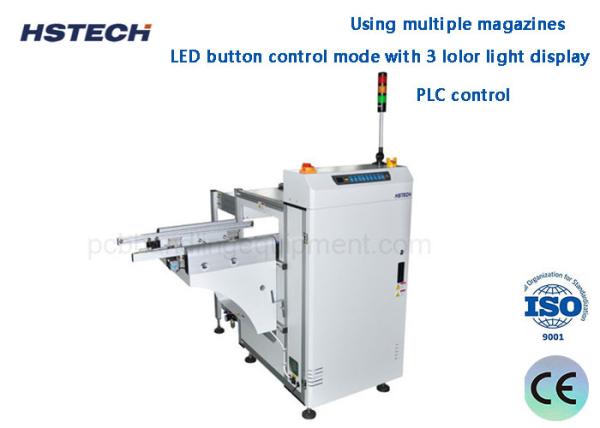 Linha SMT SS304 20M/Min 40mm Pitch SMEMA Máquina de carregamento de PCB anti-polvo compatível