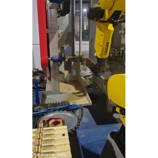 6 Axis Robotic Grinding Automation 380V for Copper Alloy Bathroom Accessories