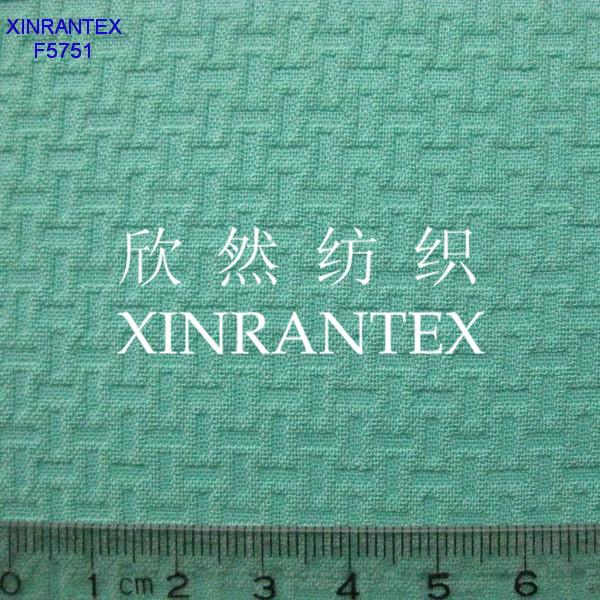 F5751 lady fashion 100% polyester ITY dobby fabric