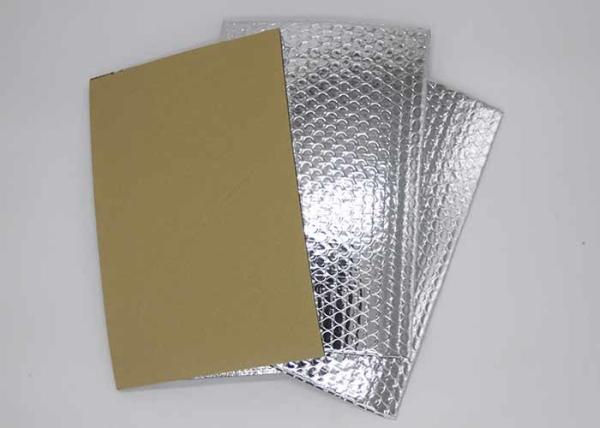 Choque folhas da isolação térmica de absorção, folha de alumínio brilhante da isolação