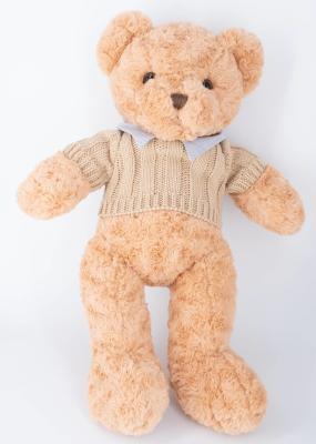 45cm Cute Stuffed Teddy Bears Bow Tie Hoodies Plush Toys Strippable Sweater Bear