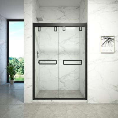 Tela de chuveiro Bifold articulada Frameless do vidro temperado à prova de explosões