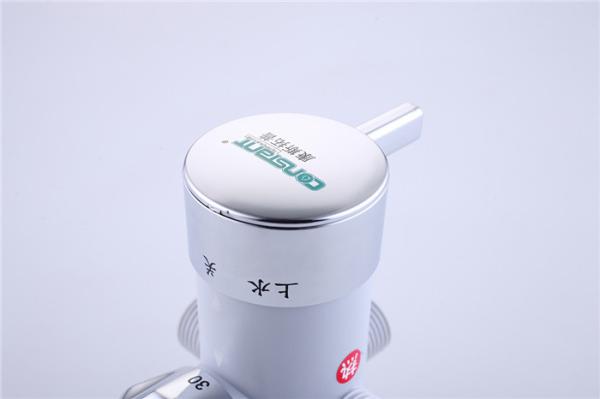 Chrome Small Thermostatic Shower Mixer Valve , Intelligent Thermostatic Control Valve