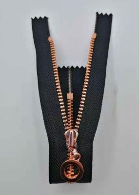 Y Style Metal Teeth Zipper With Auto Lock For Work - Wear / Closed Ended Metal Zips