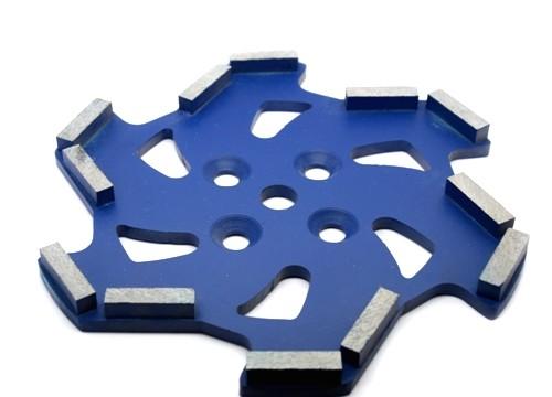 10”OEM Metal Bonded Diamond Grinding Wheel For Concrete Blue Color