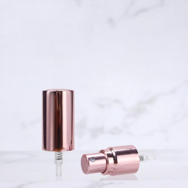 13mm Aluminum Fine Mist Sprayer Pink Perfume Pump With Full Cap