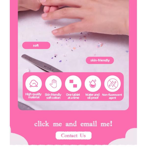 50pcs/Bag 100pcs/Bag Nail Table Towels Waterproof Nail Desk Towels