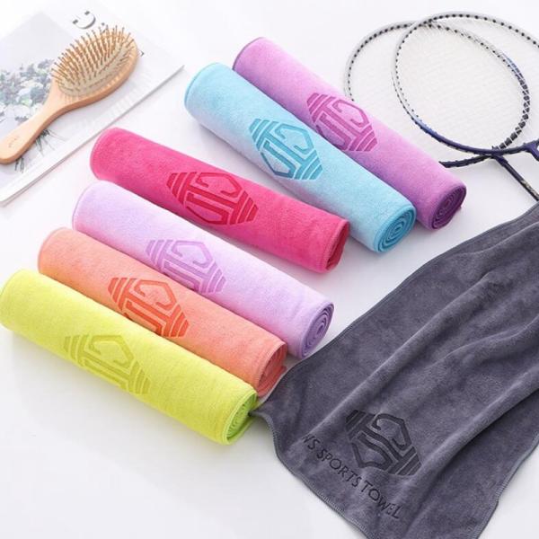 Odor Resistant Microfibre Gym Towel Scratch Free Microfiber Sweat Towels Versatile