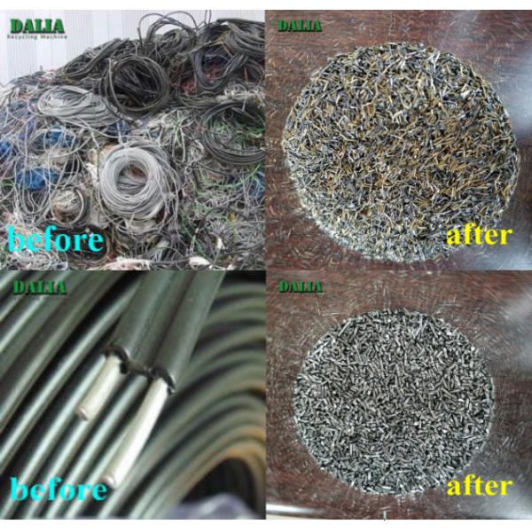 Energy Saving Copper Separator Machine , Copper Wire Recycling Equipment 200 - 300kg/h