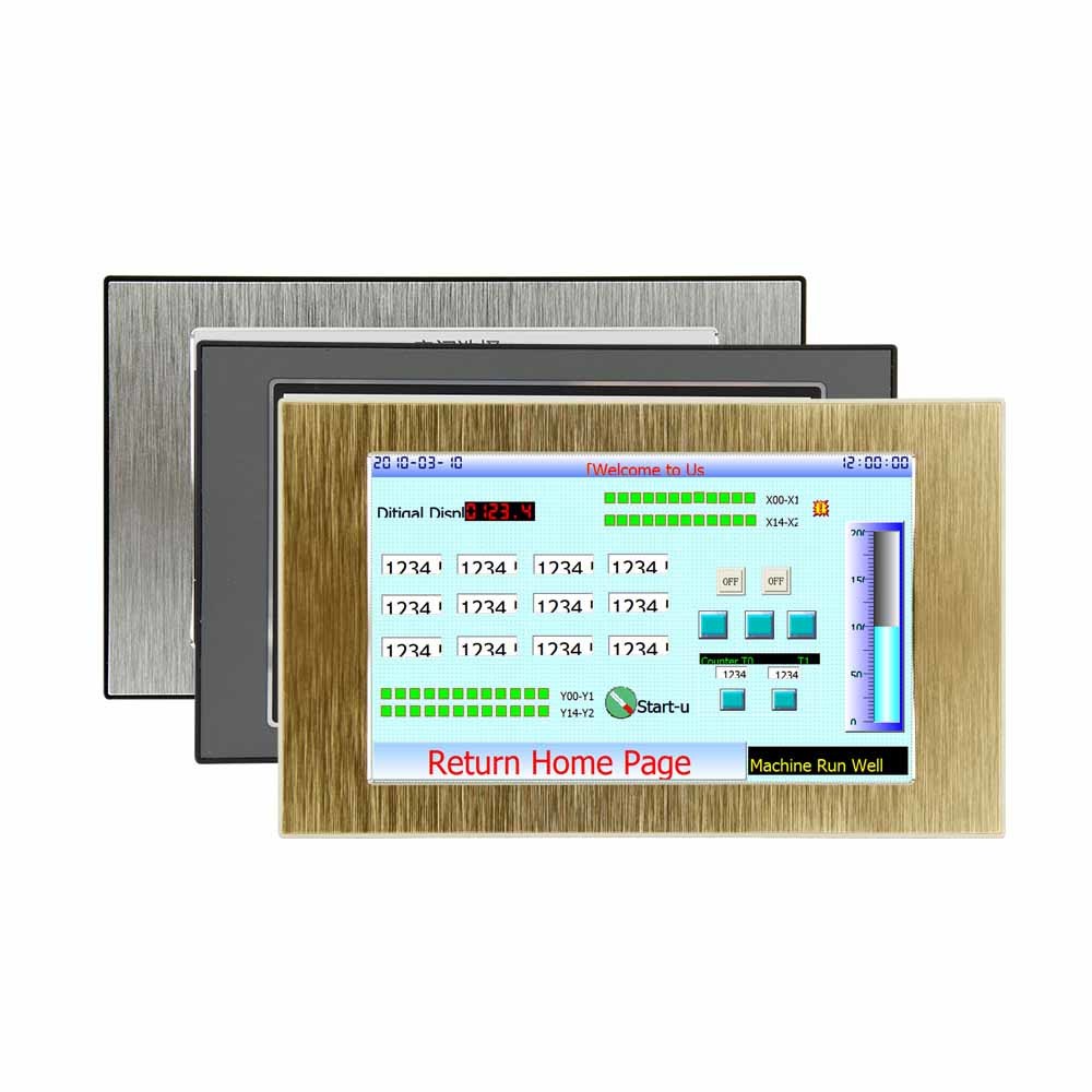 800*480 порт пульта управления Rs232 Rs485 пиксела TFT LCD HMI для умного дома