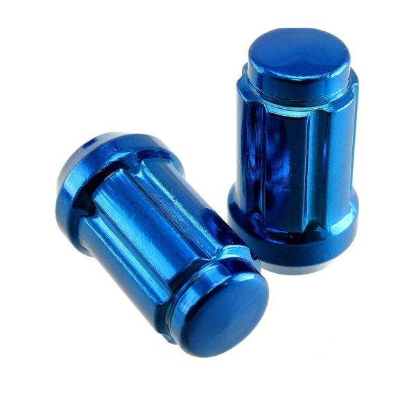 20x Subaru Blue Chrome Spline Lug Nuts 12x1.25 Fits Legacy Impreza WRX Sti FR-S