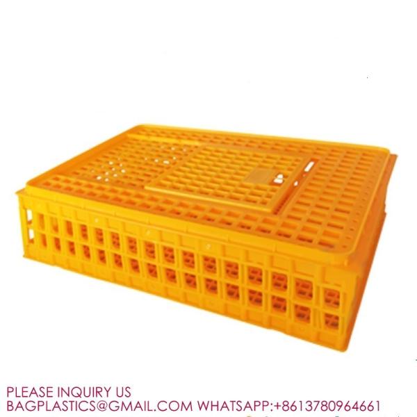 Poultry Crates Poultry Carrier Boxes Plastic Transport Chicken Cage Poultry Carrier Crate