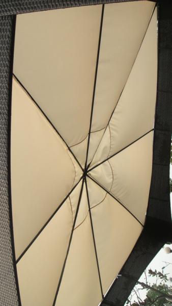 Outdoor Patio / Garden Wicker Rattan Gazebo , All Weather Waterproof