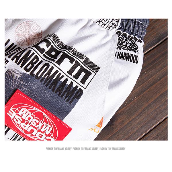 Окрашенные одеждой грузовые хип-хоп мужские шорты уличной одежды с большим карманом для детей от 4 до 16 лет