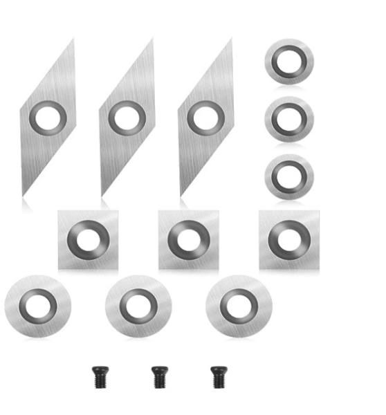 o Woodworking do carboneto de tungstênio da substituição 15x15x2.5-37° utiliza ferramentas inserções