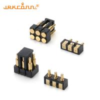 2.54mm Side-Mounted Pogo Pin Connectors High Precision Spring Pin Connector with cap