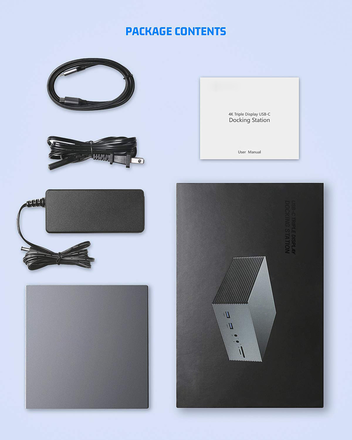 15 в 1 двойная USB-С док-станция 4k 60hz Type C SD 104Mb RJ45 1000M USB 3.0 для ноутбука