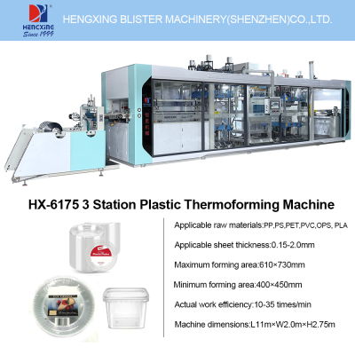 Touch Screen Plastic Thermoforming Machine for Disposable Cup Lids & Container Blanks