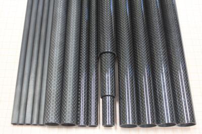 Colorful Large Diameter Roll Wrapped Carbon Fiber Tube High Strength