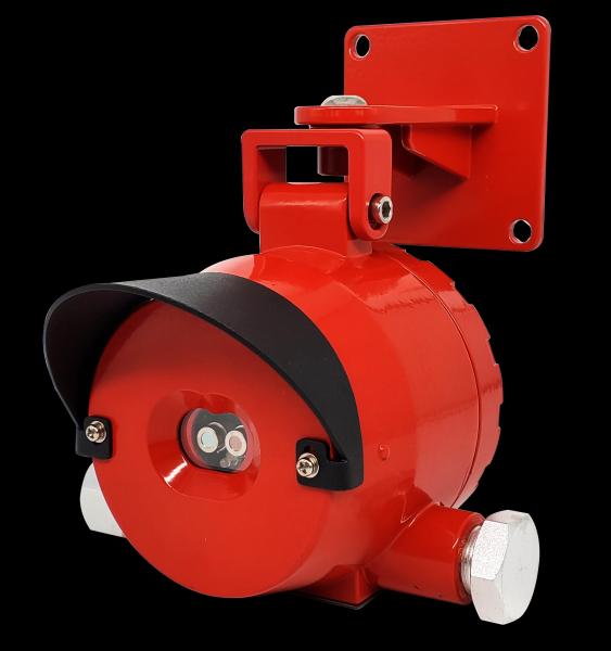 Copper Free Cast Aluminum IR Ultraviolet Flame Detector DC24V Intelligent For Industrial