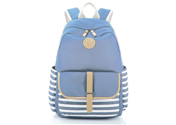 Teens Girls USB Charger Lightweight School Backpack Canvas Polyester Lining