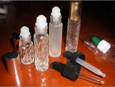rolo do perfume de 1 polegada 0.05mm em garrafas com o suporte para o empacotamento cosmético