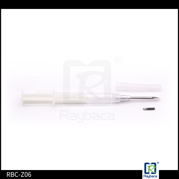 Zero Exclusion Rfid Syringe , Dog Tracker Implant animal identification Microchip Transponder