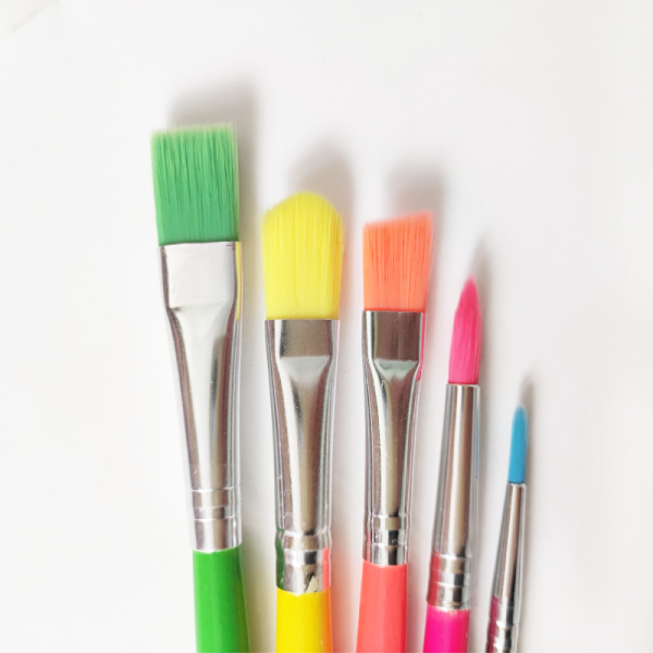 Hot selling OEM multicolored 5pcs wholesale watercolor brush pen set for kids drawing