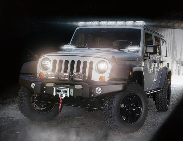 UTV 9 polegadas em volta poder superior Offroad das luzes de condução conduzidas HANMA 51W
