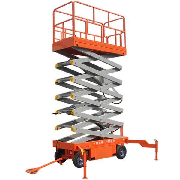 500KG Mobile Platform Lift 9m Scissor Lift For Outdoor Building Aerial Work