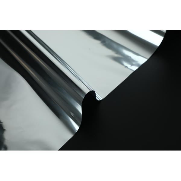 Película metalizada de aluminio con revestimiento de espejo de acabado plateado para embalaje de cosméticos y joyería de alta calidad​